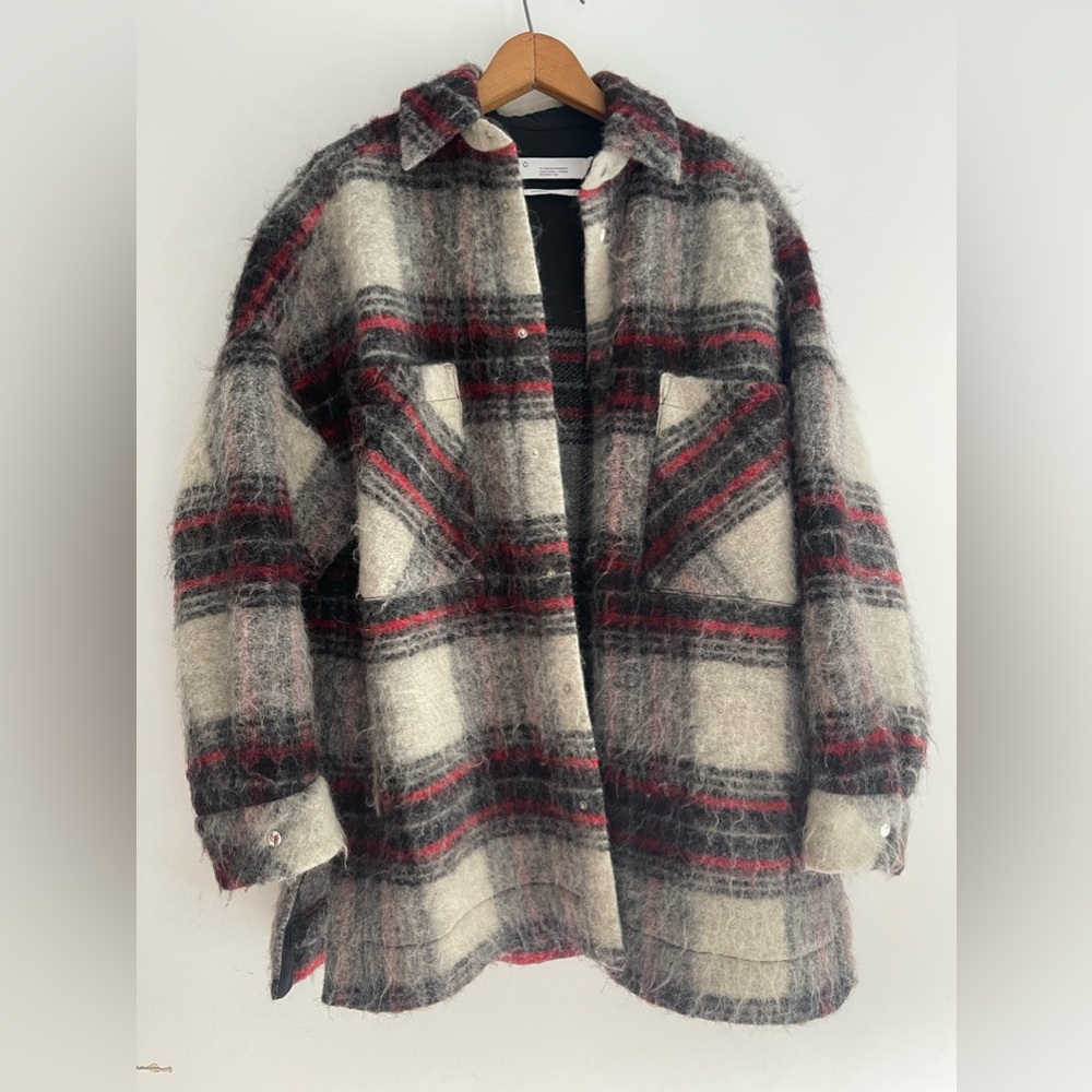 Iro shirt jacket wool